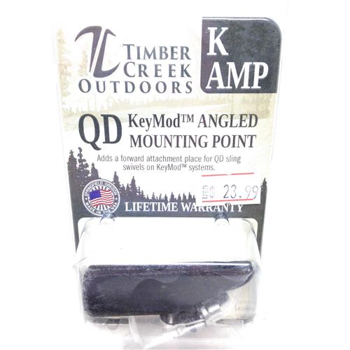 TIMBER CREEK KEYMOD ANGLED MOUNTING POINT, BLACK - K AMP IF010129N